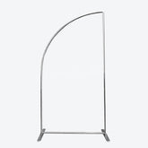 Lofaris Silver Half Moon Arch Backdrop Stand Frame for Wedding